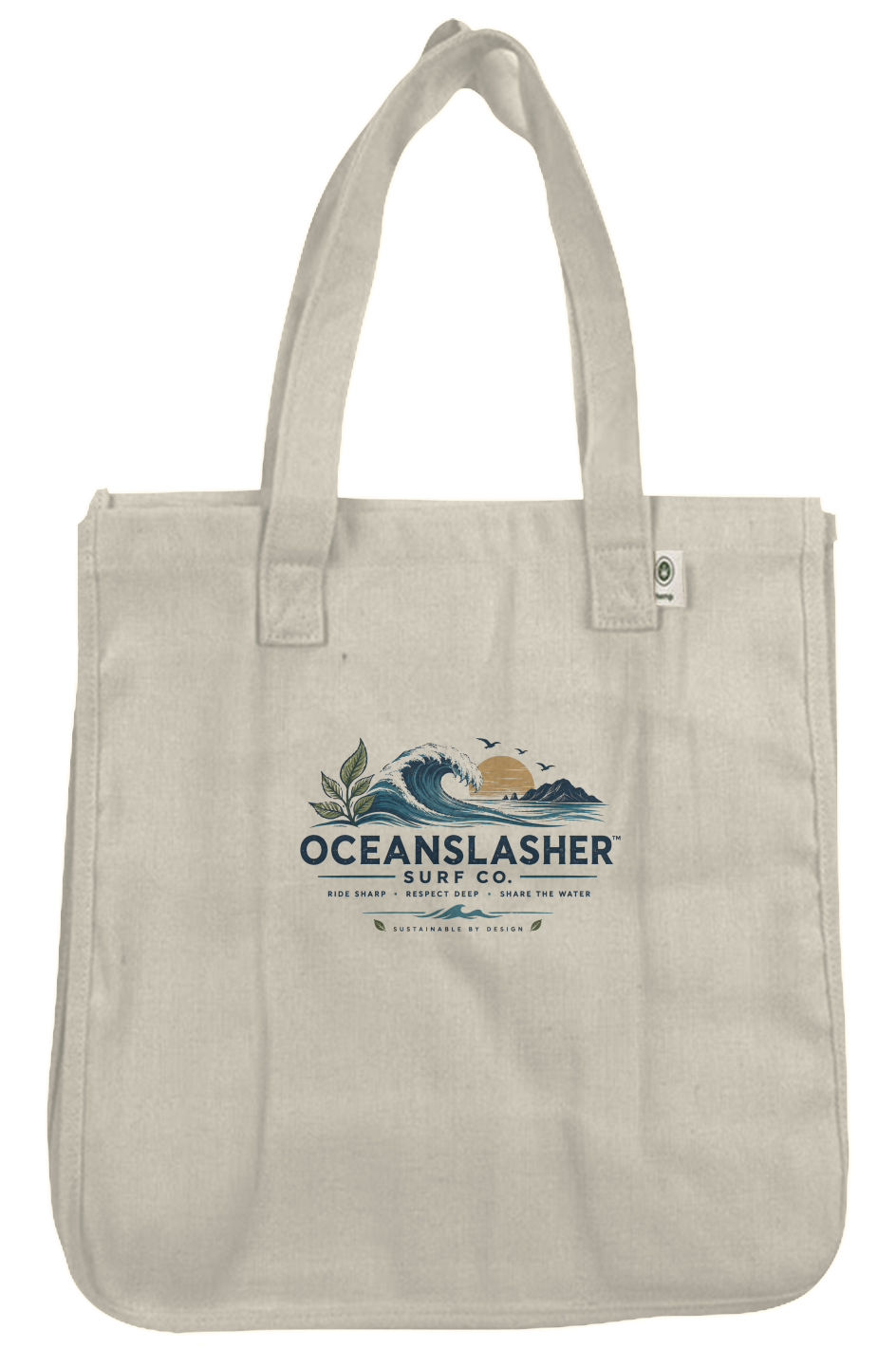 OCEANSLASHER Hemp Market Tote