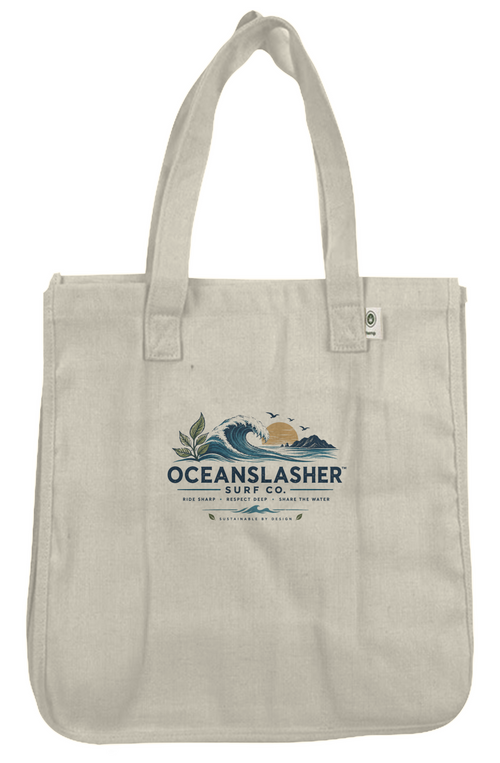OCEANSLASHER Hemp Market Tote